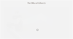 Desktop Screenshot of gilbertli.com